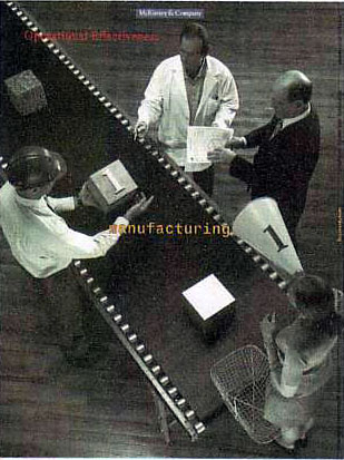 Seven brochures (totaling 48 pp) about the Operational Effectiveness Practice, titled Intersections, McKinsey & Co, 1999 - I drafted base text for family of brochures