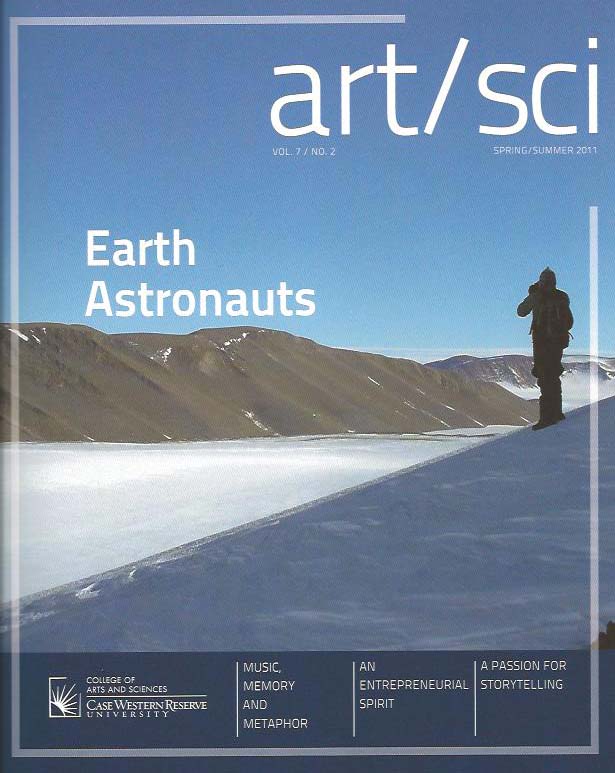 Case Western Reserve University alumni magazine art/sci srping/summer 2011 - wrote cover story profile of Ralph P. Harvey, head of the Antarctic Search for Meteorites (ANSMET)