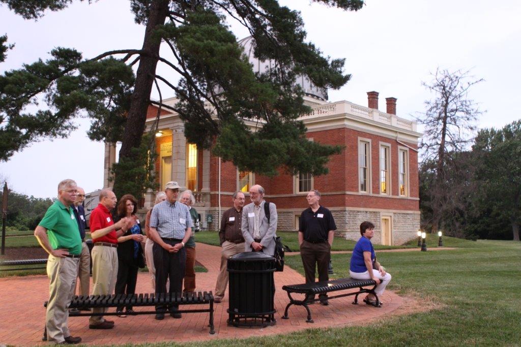 John Ventre leading tour of the Cincinnati Observatory