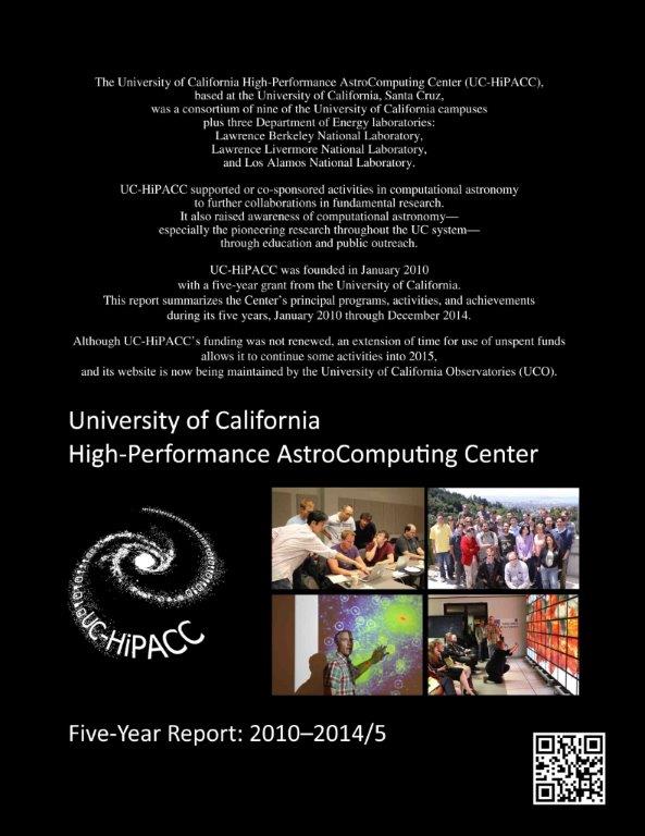 drafted and designed 5-year report covering UC-HiPACC's 5 years of existence 2010-2014